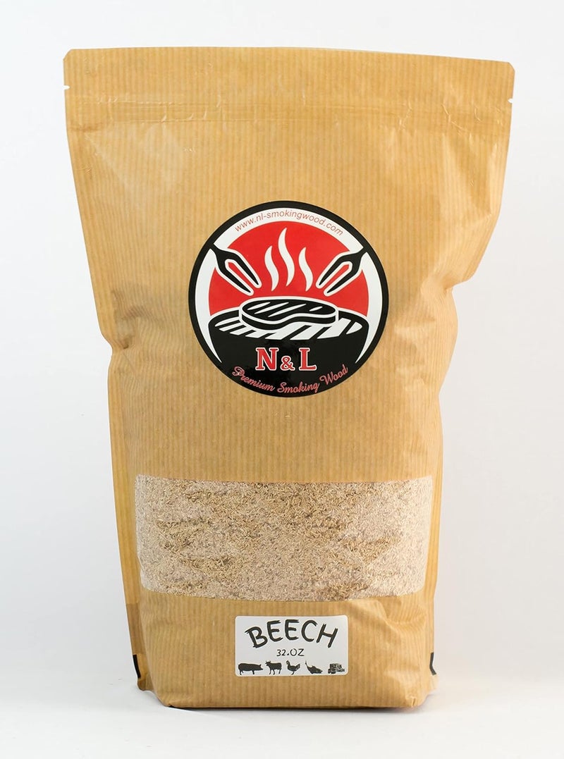 NL BBQ Premium Smoking Wood OAK-CHERRY-BEECH-ALDER (Beech Sawdust) - Image 1